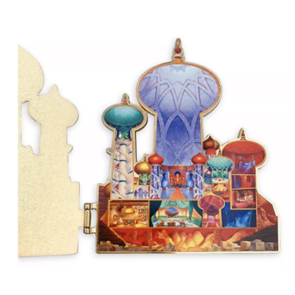 Disney Pin Limited Edition Princess Jasmine Castle - Picture 4 of 4